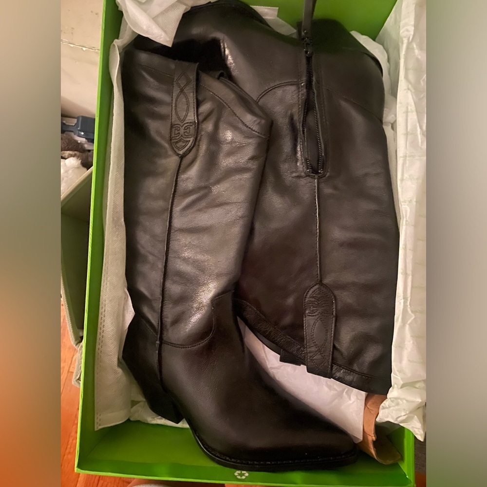 SAM EDELMAN JAMIE COWGIRL BOOT Brand New in Box